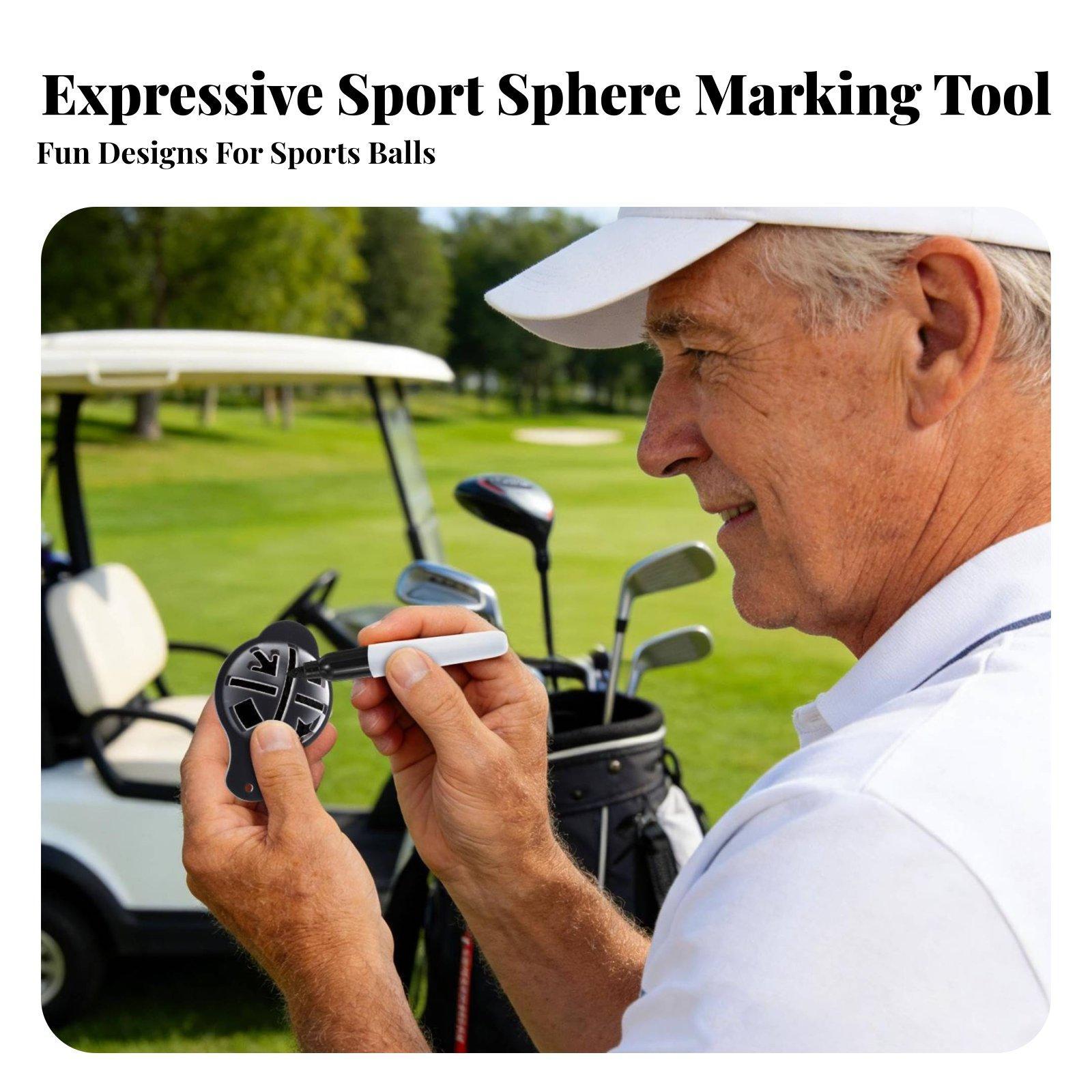 Golf Equipment Guide - Marcador de Bola de Golfe Portátil: