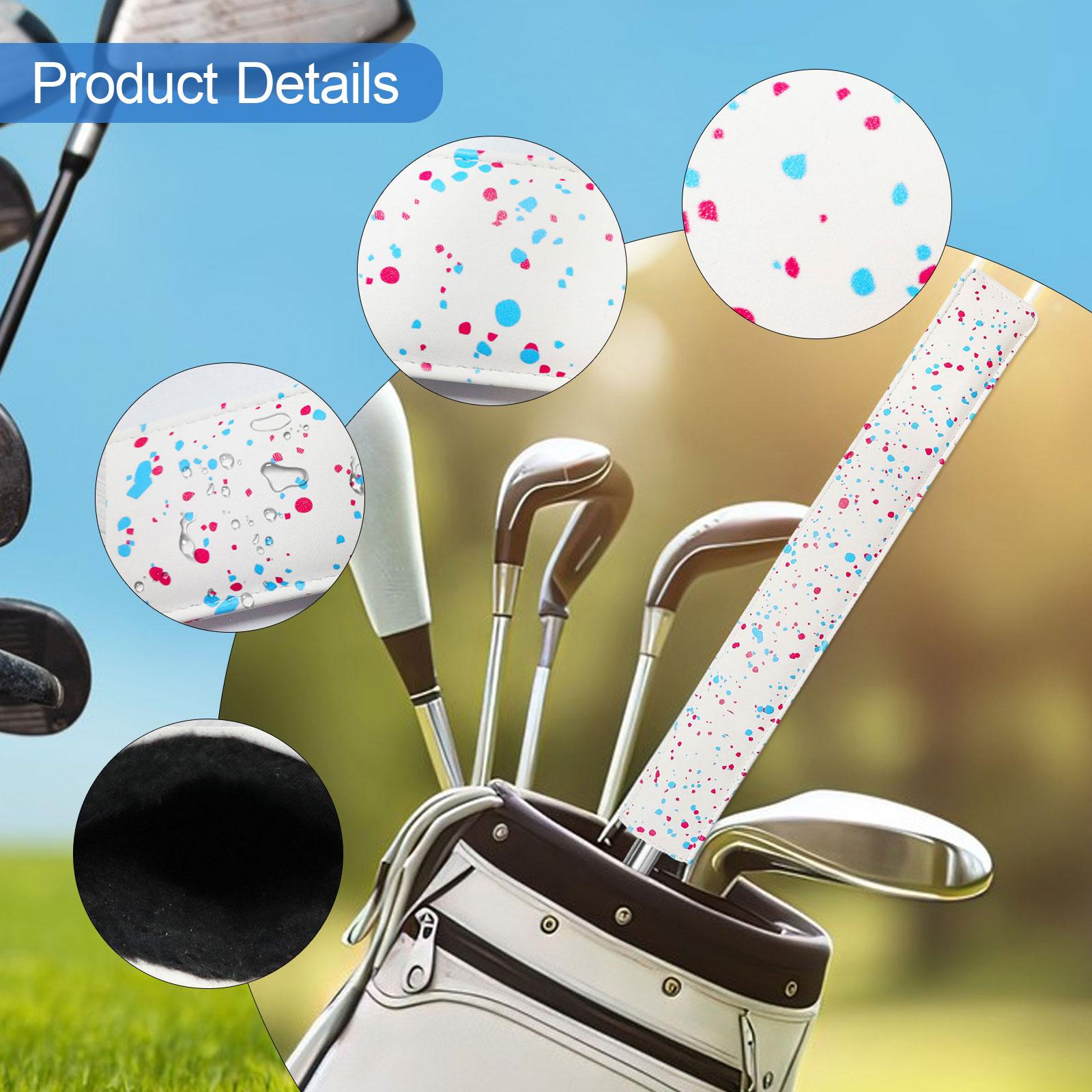 Golf Equipment Guide - Capa de Couro PU para Bastões