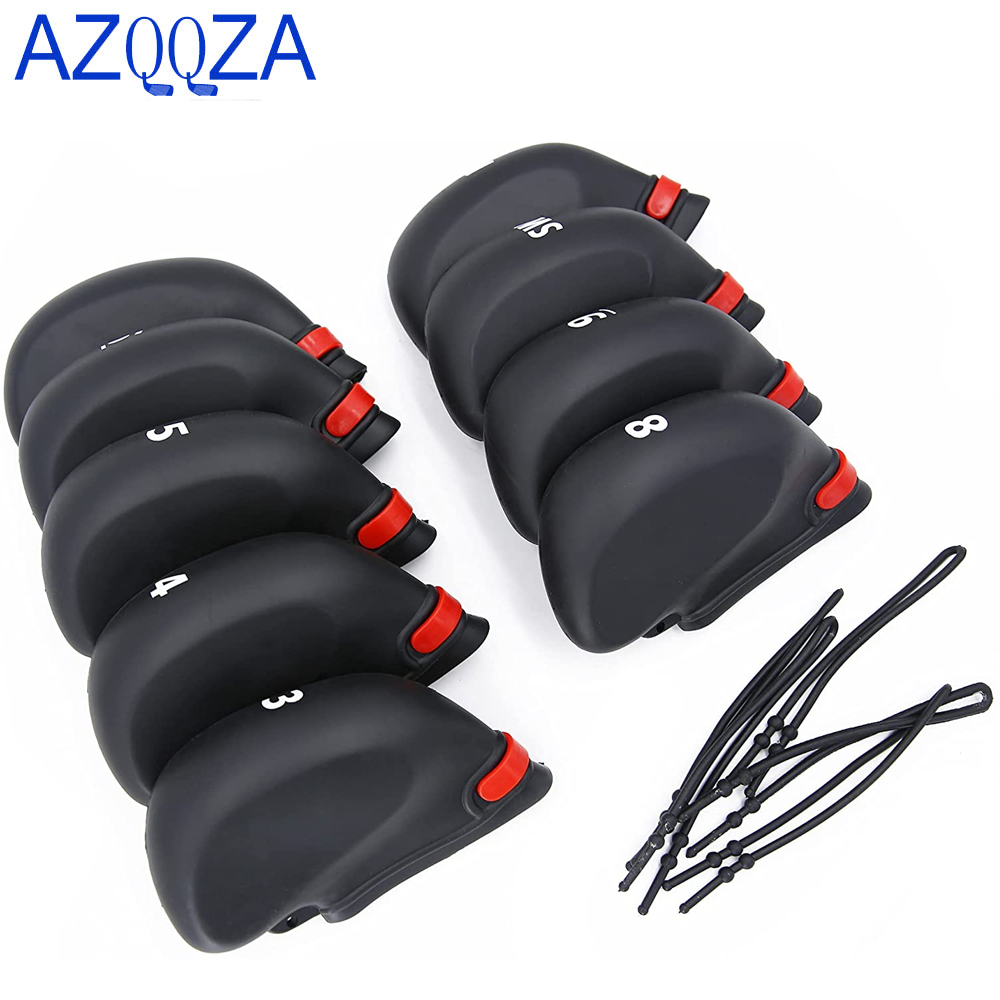 Golf Equipment Set - 9 pçs/set preto clube de golfe