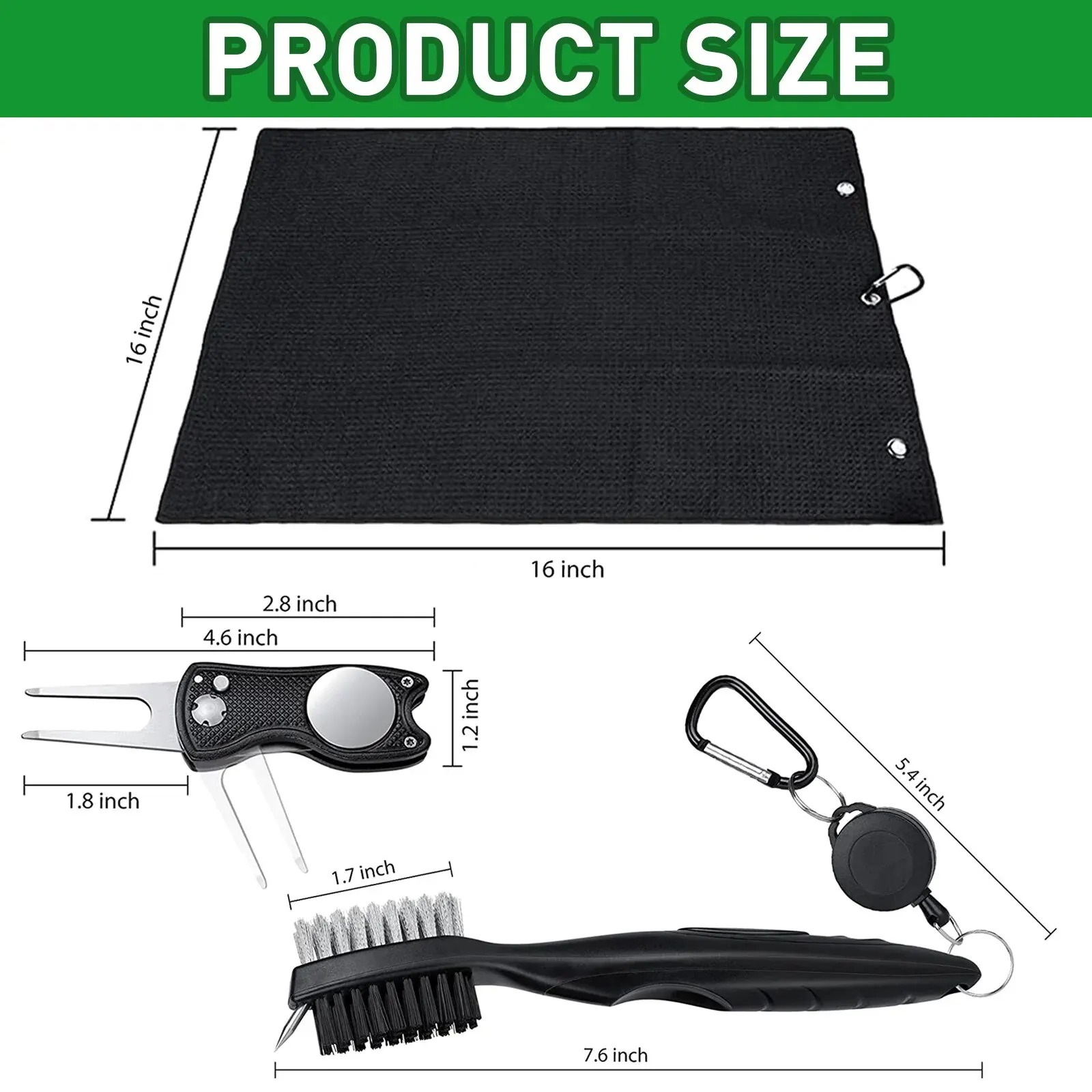 Escova para taco de golfe e li - Golf Equipment Set avaliação e preço