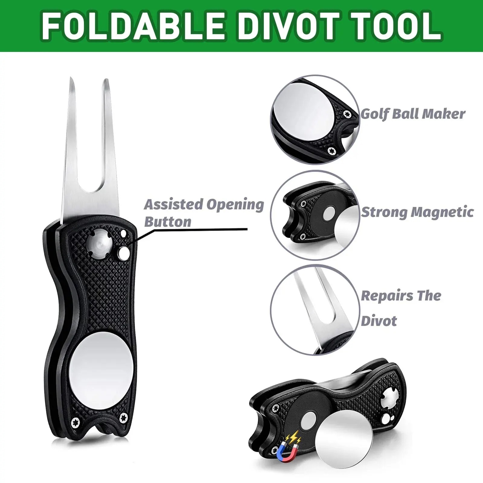 Escova para taco de golfe e li - Golf Equipment Set avaliação e preço